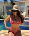 SWIMSUIT WHITE FLOWER