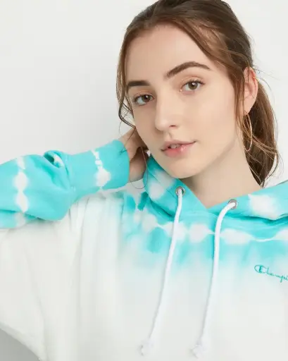 HOODIE CHAMPION TIE-DYE SKY OCEAN
